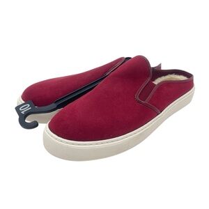 (SH-079) Time and Tru Twin Gore Mule Slip On with Sherpa Lining Sz 10